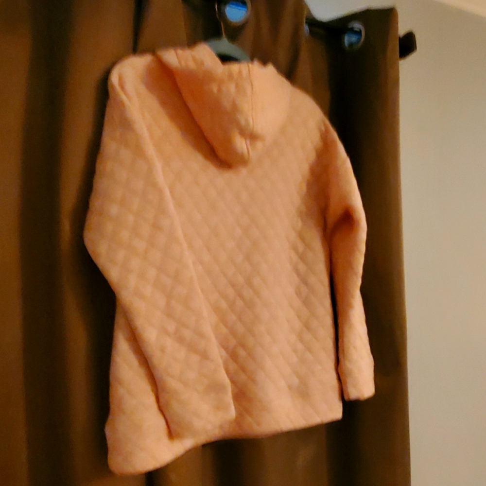 Jones New York Quilted Blush Color Sweater Size M